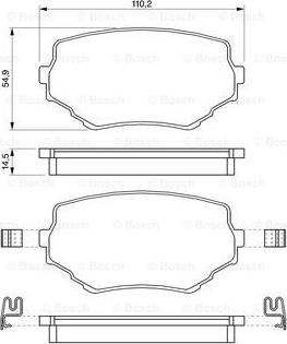 BOSCH 0 986 424 669 - Set placute frana,frana disc aaoparts.ro