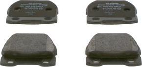 BOSCH 0 986 424 606 - Set placute frana,frana disc aaoparts.ro