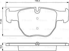 BOSCH 0 986 424 687 - Set placute frana,frana disc aaoparts.ro