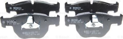 BOSCH 0 986 424 687 - Set placute frana,frana disc aaoparts.ro