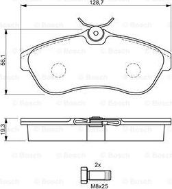 BOSCH 0 986 424 635 - Set placute frana,frana disc aaoparts.ro