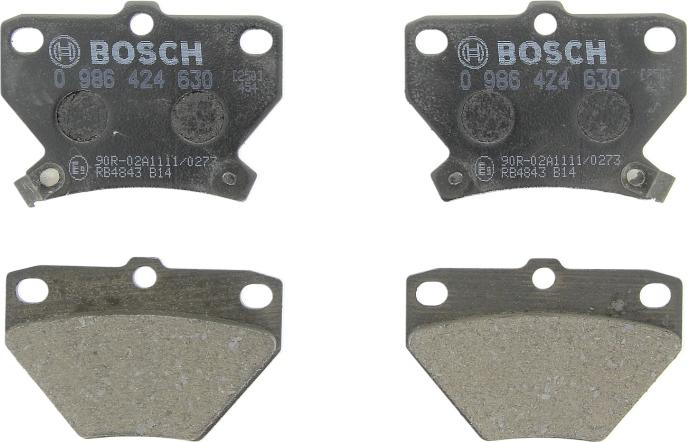 BOSCH 0 986 424 630 - Set placute frana,frana disc aaoparts.ro