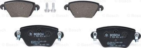 BOSCH 0 986 424 671 - Set placute frana,frana disc aaoparts.ro