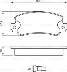 BOSCH 0 986 424 098 - Set placute frana,frana disc aaoparts.ro