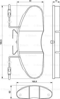 BOSCH 0 986 424 080 - Set placute frana,frana disc aaoparts.ro