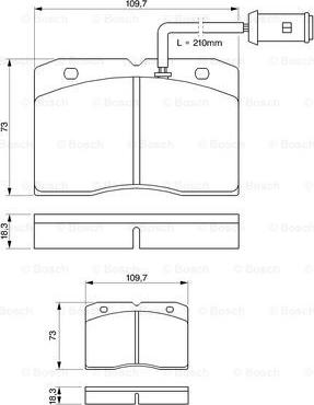 BOSCH 0 986 424 144 - Set placute frana,frana disc aaoparts.ro