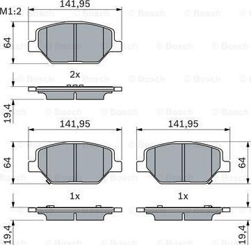 BOSCH 0 986 424 869 - Set placute frana,frana disc aaoparts.ro