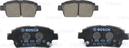 BOSCH 0 986 424 803 - Set placute frana,frana disc aaoparts.ro