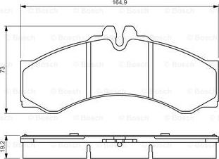 BOSCH 0 986 424 832 - Set placute frana,frana disc aaoparts.ro