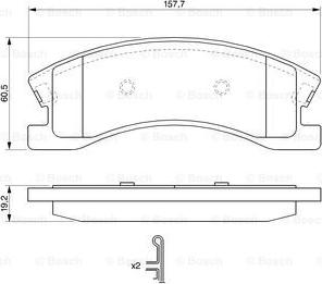 BOSCH 0 986 424 823 - Set placute frana,frana disc aaoparts.ro