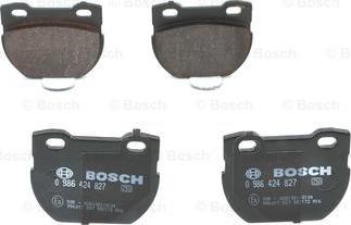 BOSCH 0 986 424 827 - Set placute frana,frana disc aaoparts.ro