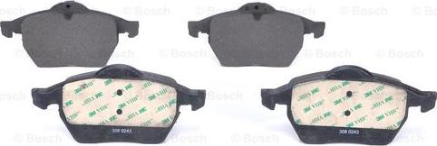 BOSCH 0 986 424 360 - Set placute frana,frana disc aaoparts.ro