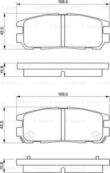 BOSCH 0 986 424 367 - Set placute frana,frana disc aaoparts.ro