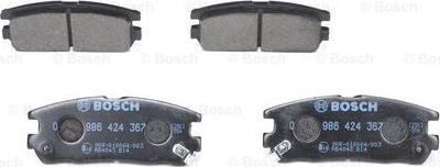 BOSCH 0 986 424 367 - Set placute frana,frana disc aaoparts.ro