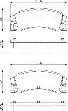 BOSCH 0 986 424 383 - Set placute frana,frana disc aaoparts.ro