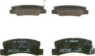 BOSCH 0 986 424 383 - Set placute frana,frana disc aaoparts.ro