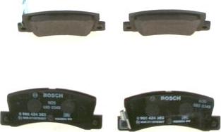 BOSCH 0 986 424 383 - Set placute frana,frana disc aaoparts.ro