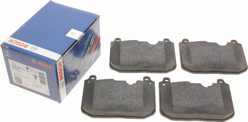 BOSCH 0986424331 - Set placute frana,frana disc aaoparts.ro