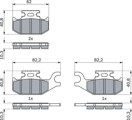 BOSCH 0 986 424 293 - Set placute frana,frana disc aaoparts.ro