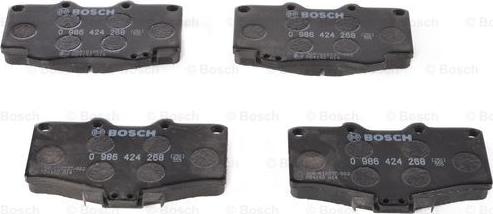 BOSCH 0 986 424 268 - Set placute frana,frana disc aaoparts.ro