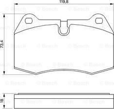 BOSCH 0 986 424 209 - Set placute frana,frana disc aaoparts.ro