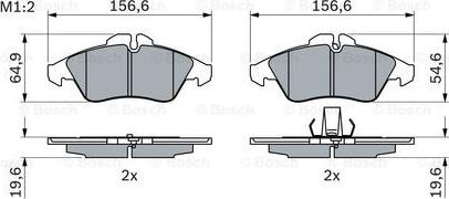 BOSCH 0 986 424 218 - Set placute frana,frana disc aaoparts.ro