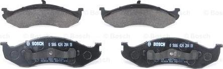 BOSCH 0 986 424 284 - Set placute frana,frana disc aaoparts.ro