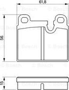 BOSCH 0 986 424 283 - Set placute frana,frana disc aaoparts.ro