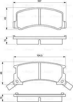 BOSCH 0 986 424 239 - Set placute frana,frana disc aaoparts.ro