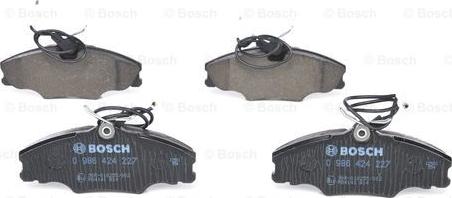 BOSCH 0986424227 - Set placute frana,frana disc aaoparts.ro