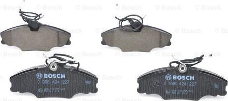 BOSCH 0 986 424 227 - Set placute frana,frana disc aaoparts.ro