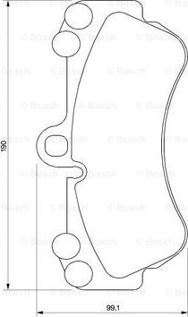 BOSCH 0 986 424 740 - Set placute frana,frana disc aaoparts.ro