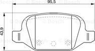 BOSCH 0 986 424 756 - Set placute frana,frana disc aaoparts.ro