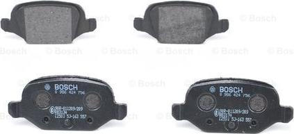 BOSCH 0 986 424 756 - Set placute frana,frana disc aaoparts.ro