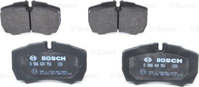 BOSCH 0 986 424 750 - Set placute frana,frana disc aaoparts.ro