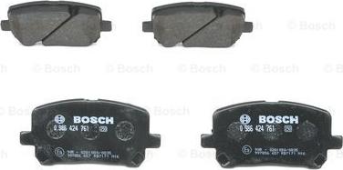 BOSCH 0 986 424 761 - Set placute frana,frana disc aaoparts.ro