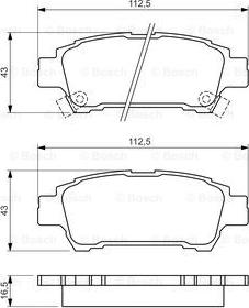 BOSCH 0 986 424 762 - Set placute frana,frana disc aaoparts.ro