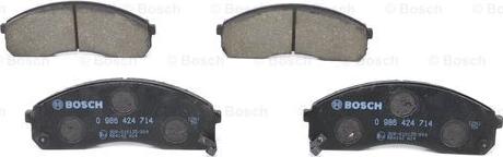 BOSCH 0 986 424 714 - Set placute frana,frana disc aaoparts.ro