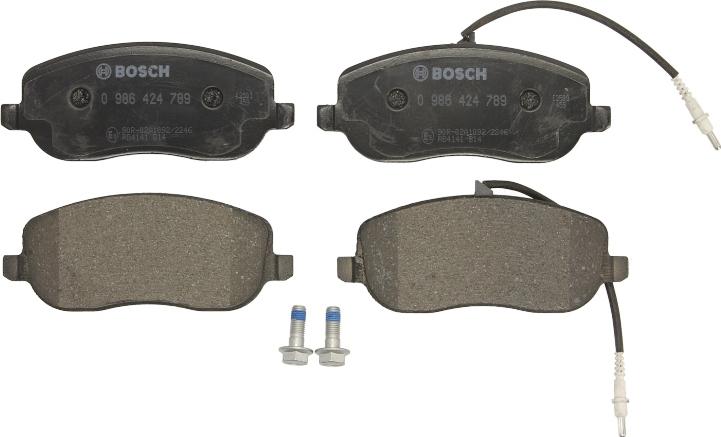 BOSCH 0 986 424 789 - Set placute frana,frana disc aaoparts.ro