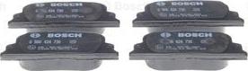 BOSCH 0 986 424 730 - Set placute frana,frana disc aaoparts.ro