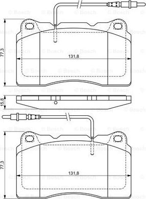 BOSCH 0 986 424 738 - Set placute frana,frana disc aaoparts.ro