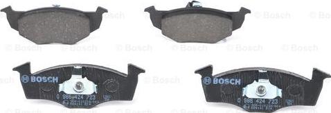 BOSCH 0 986 424 723 - Set placute frana,frana disc aaoparts.ro