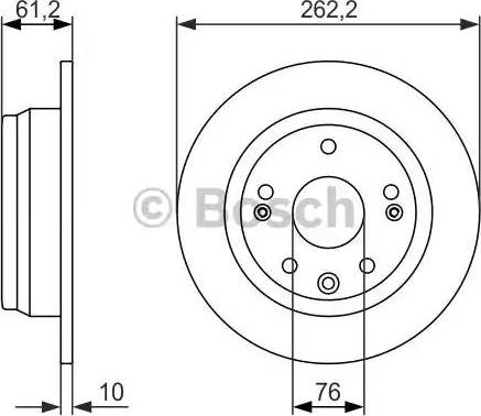 BOSCH 0 986 479 993 - Disc frana aaoparts.ro