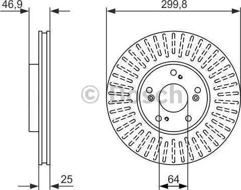 BOSCH 0 986 479 965 - Disc frana aaoparts.ro