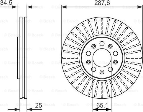 BOSCH 0 986 479 914 - Disc frana aaoparts.ro