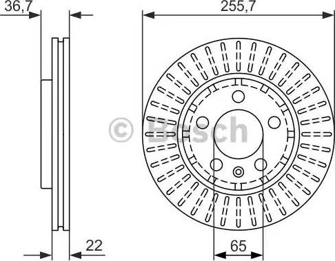 BOSCH 0 986 479 912 - Disc frana aaoparts.ro