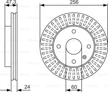 BOSCH 0 986 479 976 - Disc frana aaoparts.ro