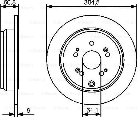 BOSCH 0 986 479 449 - Disc frana aaoparts.ro