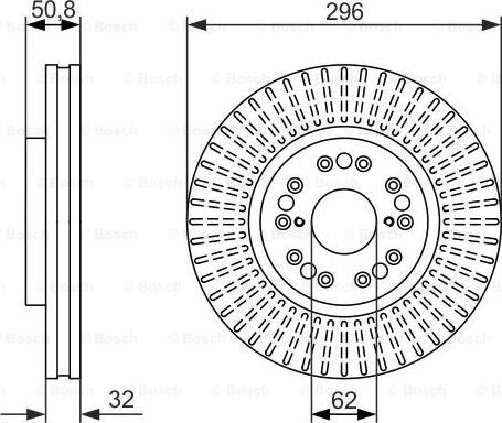 BOSCH 0 986 479 485 - Disc frana aaoparts.ro