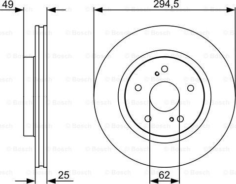 BOSCH 0 986 479 559 - Disc frana aaoparts.ro